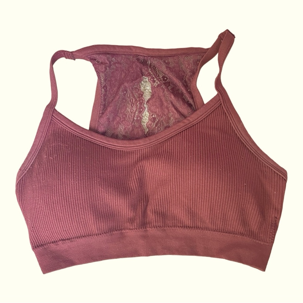 Bralette with lace detail in back from Maurice’s